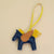 Lady Animal Pu Leather Bag Pendant Keychain