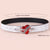 Lady Bohemian Heart Shape Flower Pu Leather Women's Leather Belts