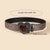 Lady Bohemian Heart Shape Flower Pu Leather Women's Leather Belts