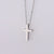 Lady Cross Titanium Steel Pendant Necklace