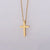 Lady Cross Titanium Steel Pendant Necklace