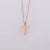 Lady Cross Titanium Steel Pendant Necklace