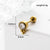 Lady Geometric Plating Stainless Steel Ear Studs