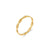 Lady Geometric Stainless Steel Plating Gold Plated Rings