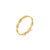 Lady Geometric Stainless Steel Plating Gold Plated Rings