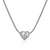 Lady Letter Heart Shape Stainless Steel Titanium Steel Plating Titanium Steel Necklace