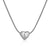 Lady Letter Heart Shape Stainless Steel Titanium Steel Plating Titanium Steel Necklace