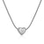 Lady Letter Heart Shape Stainless Steel Titanium Steel Plating Titanium Steel Necklace