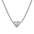 Lady Letter Heart Shape Stainless Steel Titanium Steel Plating Titanium Steel Necklace