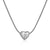 Lady Letter Heart Shape Stainless Steel Titanium Steel Plating Titanium Steel Necklace