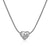 Lady Letter Heart Shape Stainless Steel Titanium Steel Plating Titanium Steel Necklace