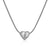 Lady Letter Heart Shape Stainless Steel Titanium Steel Plating Titanium Steel Necklace