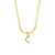 Lady Letter Stainless Steel Necklace Plating Artificial Pearls Stainless Steel Necklaces