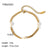 Lady Solid Color Titanium Steel Plating Bracelets