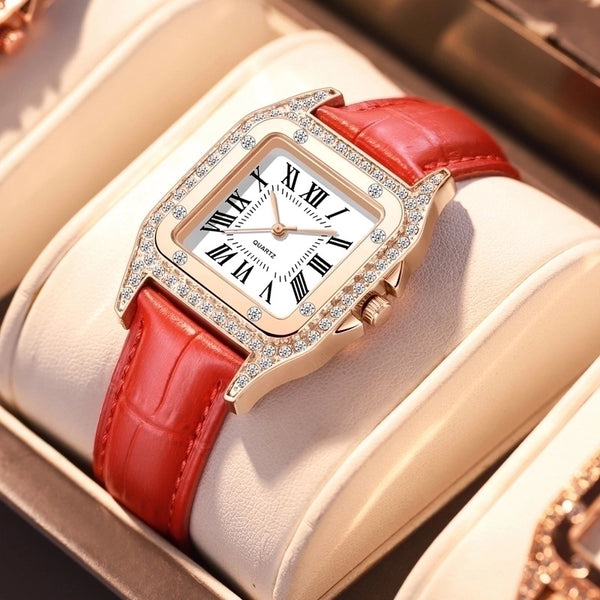 Lady Square Buckle Quartz Women's Watches