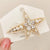 Lady Star Butterfly Alloy Inlaid Pearls Inlaid Zircon Hair Clip