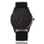 Large Dial Sports Style Simple Frosted Belt Quartz Men's Sports Watch Wholesale