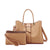 Large Pu Leather Fashion Bag Sets