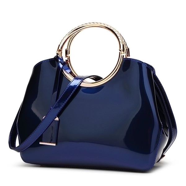 Large Pu Leather Fashion Dome Bag Handbag