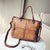 Large Pu Leather Streetwear Tote Bag Handbag