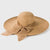 Large-edge Bow-knot Edging Straw Sunscreen Hat