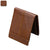 Leather Men's Wallet Rfid Crazy Horse Cowhide Short Wallet Anti-degaussing Retro Casual Coin Purse