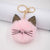 Leopard Cat Beard Plush Cat Paw Bag Pendant Keychain Diy Plush Custom Wholesale Ornaments