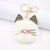 Leopard Cat Beard Plush Cat Paw Bag Pendant Keychain Diy Plush Custom Wholesale Ornaments