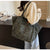 Leopard Print Canvas Tote Large Capacity Bag For Women  New Trendy Fashion Original Design Portable Commuter Bag Shoulder