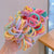 Little Girl Rubber Band Hair Rope Simple Tie A Ponytail Rough Towel Ring Small Hair Rope Candy Color