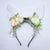 Live Broadcast Of New Rabbit Ear Hairband Sweet Children's Artificial Flower Rabbit Ear Headband Outdoor Photo Baby Headdress