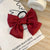 Lolita Red Big Bow Hairpin Hairrope Cyber Celebrant Spring Clip Hairpin Hair Accessories Girl's Headwear Japanese Style