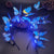 Luminous Hairband Christmas Butterfly Headband Concert Headwear Scenic Spot Night Market Tourist Scene Source