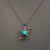 Luminous Hollow Diy Cage Christmas Tree Women's Necklace