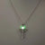 Luminous Hollow Diy Cage Christmas Tree Women's Necklace