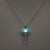 Luminous Hollow Diy Cage Christmas Tree Women's Necklace