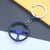 Luxurious Circle Metal Unisex Bag Pendant Keychain