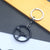 Luxurious Circle Metal Unisex Bag Pendant Keychain