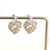 Luxurious Fashion Simple Style Heart Copper Artificial Gemstones Earrings