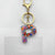 Luxurious Letter Colorful Arylic Unisex Bag Pendant Keychain