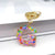 Luxurious Letter Colorful Arylic Unisex Bag Pendant Keychain