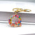 Luxurious Letter Colorful Arylic Unisex Bag Pendant Keychain