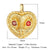 Luxurious Star Heart Shape Owl Copper Plating Inlay Zircon 18k Gold Plated Charms Jewelry Accessories