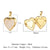 Luxurious Star Heart Shape Owl Copper Plating Inlay Zircon 18k Gold Plated Charms Jewelry Accessories