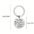 MAMA Letter Flower 201 Stainless Steel Alloy Polishing Carving Mother'S Day Women's Bag Pendant Keychain