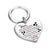 Mama Letter Heart Shape Metal Mother's Day Women's Bag Pendant Keychain