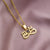 Mama Letter Stainless Steel Plating Zircon Pendant Necklace