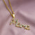 Mama Simple Style Letter Stainless Steel Plating Inlay Zircon 18k Gold Plated Pendant Necklace