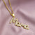 Mama Simple Style Letter Stainless Steel Plating Inlay Zircon 18k Gold Plated Pendant Necklace