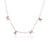 Mama Simple Style Letter Sterling Silver Plating Inlay Zircon Necklace